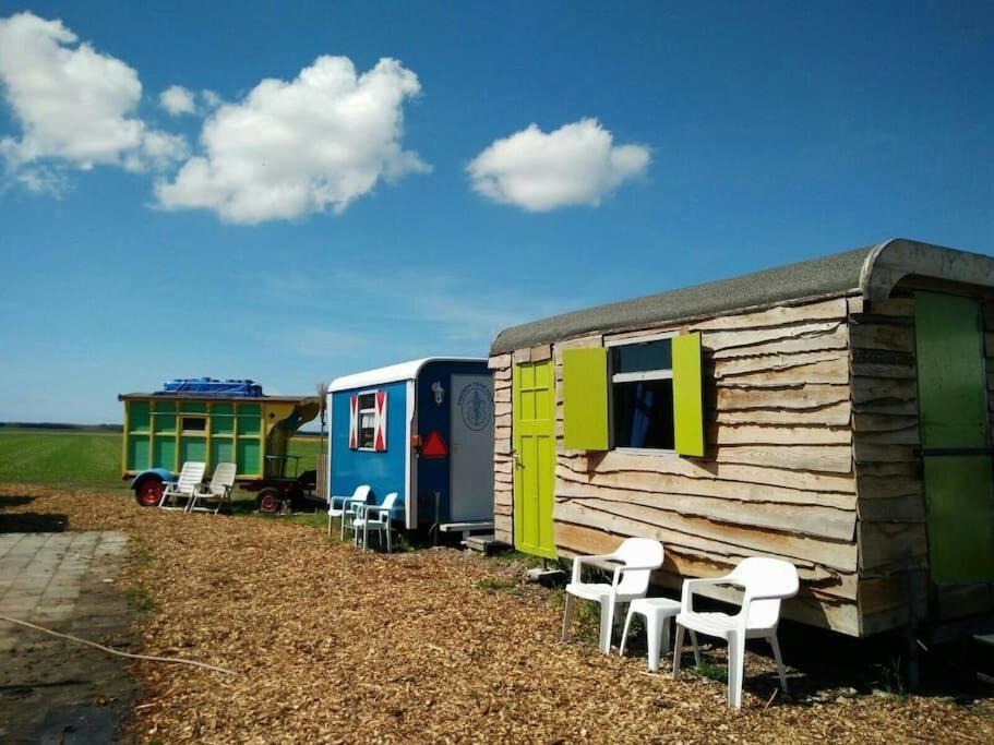 B&B Boerderij Rust, In Pipowagens! Den Helder Kültér fotó