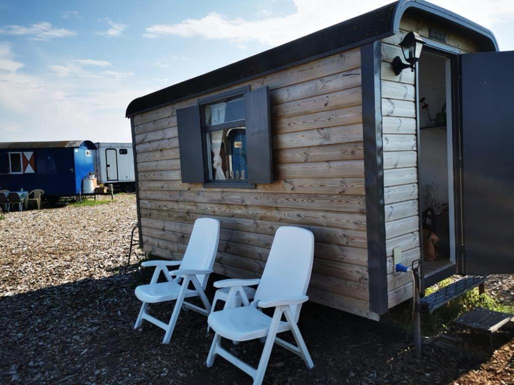 B&B Boerderij Rust, In Pipowagens! Den Helder Kültér fotó